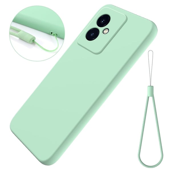 Matt flytende silikondeksel for Honor 100 - Grønn