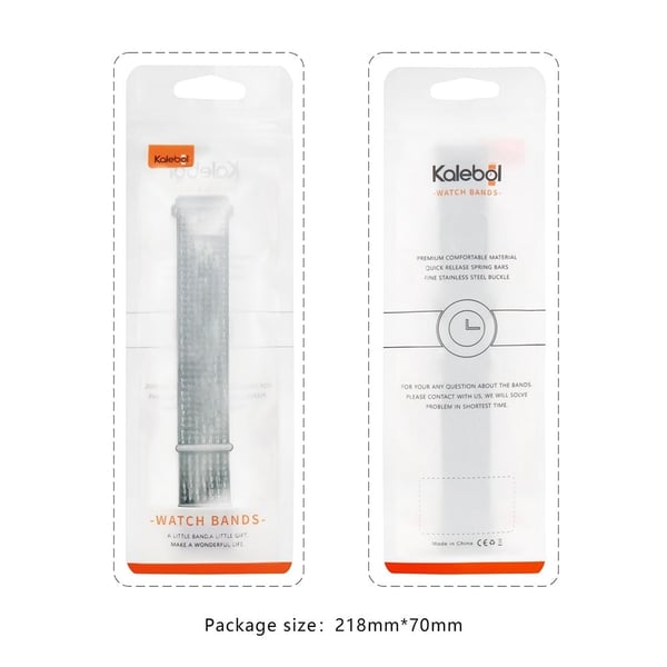 KALEBOL KLB-NLHH-001 Samsung Galaxy Watch3 45 mm / Huawei Watch GT4 46 mm klokkerem 22 mm nylonarmbånd - Lys Rosa