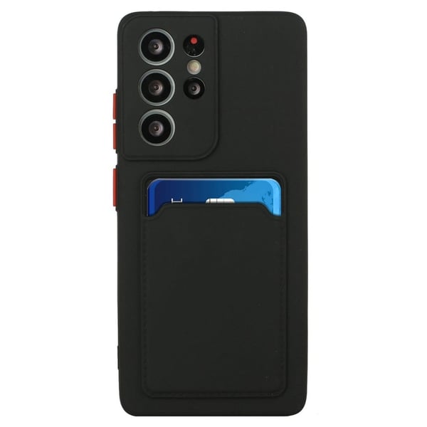Deksel til kortholder for Samsung Galaxy S24 Ultra - Svart