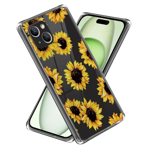 Deco iPhone 15 Plus deksel - Solsikker Deco iPhone 15 Plus deksel - Solsikker