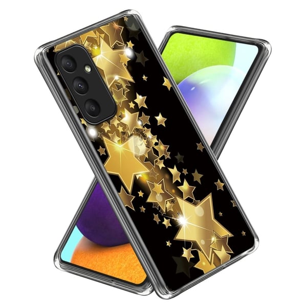 Deco Samsung Galaxy A35 deksel - Gylne Stjerner
