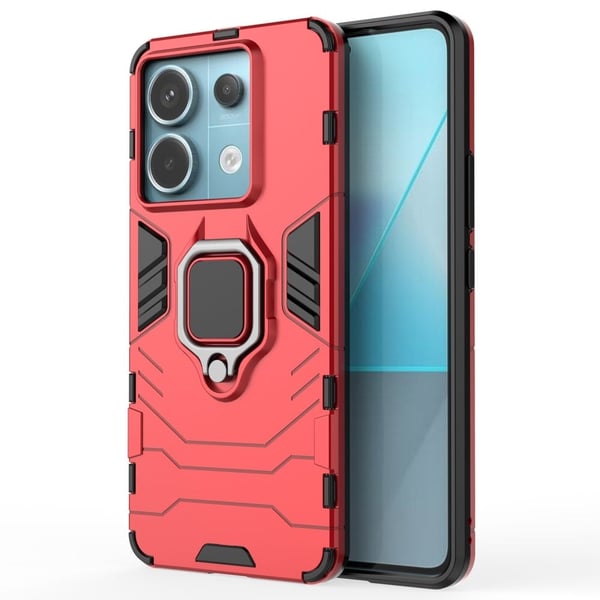 Stöttåligt Panther Xiaomi Redmi Note 13 Pro 5G skal - Röd Stöttåligt Panther Xiaomi Redmi Note 13 Pro 5G skal - Röd