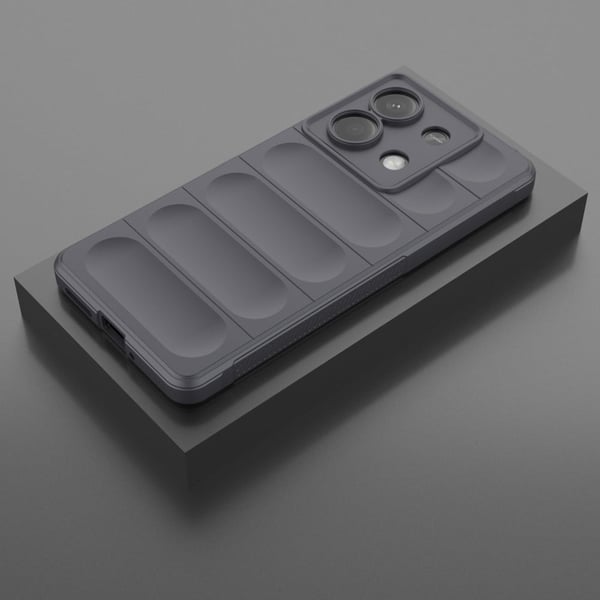 Blødt grebsformet Xiaomi Redmi Note 13 5G  cover - Mørkegrå