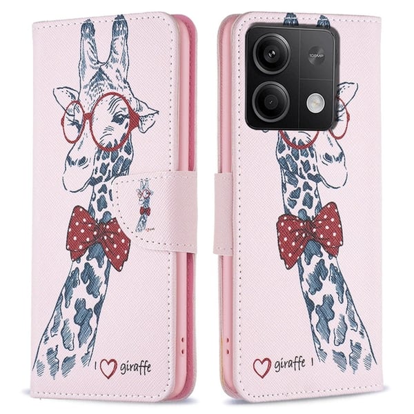 Wonderland Xiaomi Redmi Note 13 5G flip etui - Giraf Wonderland Xiaomi Redmi Note 13 5G flip etui - Giraf