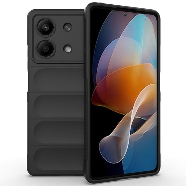 Deksel med mykt grep for Xiaomi Redmi Note 13R Pro - Svart