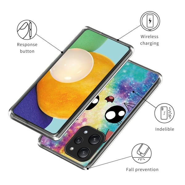 Deco Xiaomi Redmi 12 deksel - Regnbuekatt