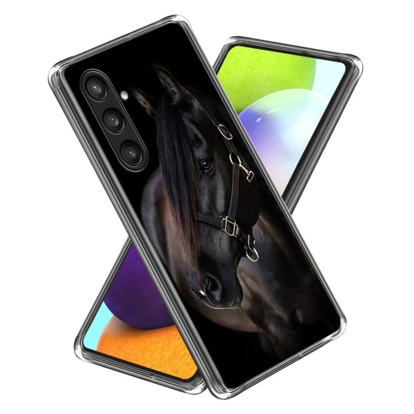 Deco Samsung Galaxy S23 FE deksel - Svart Hesteprins Deco Samsung Galaxy S23 FE deksel - Svart Hesteprins