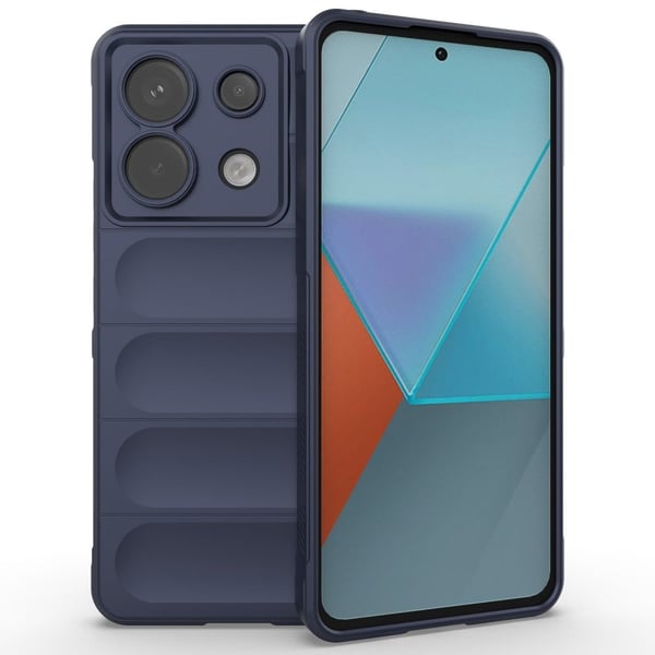 Blødt grebsformet Xiaomi Redmi Note 13 Pro 5G cover - Mørkeblå