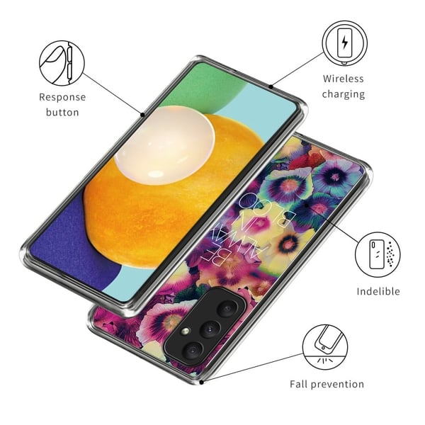 Deco Samsung Galaxy A05s deksel - Fargerike Blomster