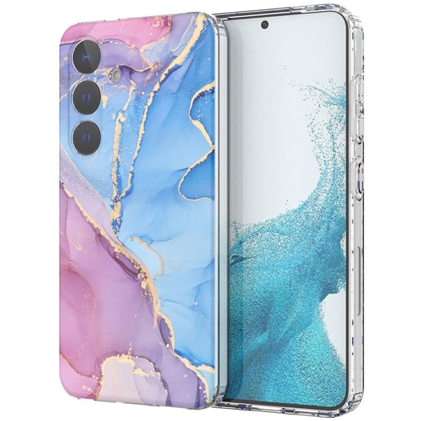 Marmordesign Samsung Galaxy S24 Plus deksel - Style C