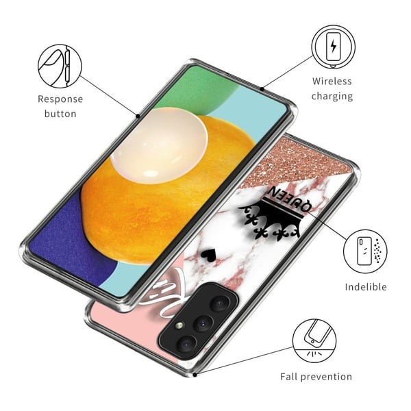 Deco Samsung Galaxy A55 deksel - Marmorkrone