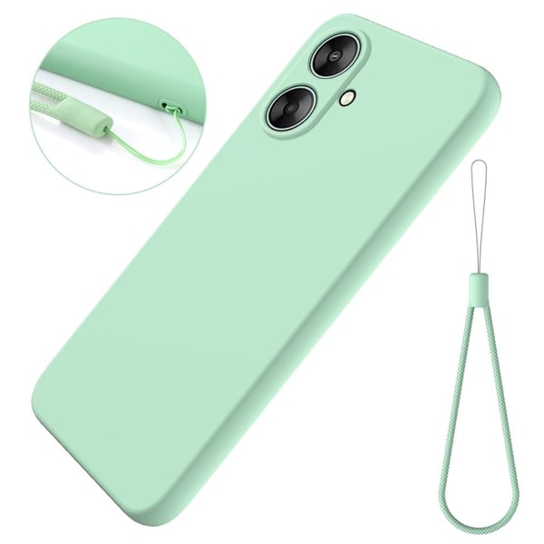 Matt flytende silikondeksel for Xiaomi Redmi 13C / Xiaomi Redmi 13R - Grønn