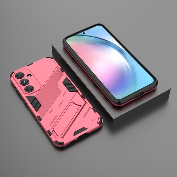 Stødsikkert moderne Samsung Galaxy A55 hybridcover - Rose