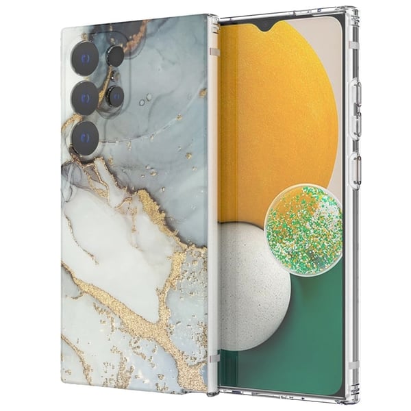 Marmordesign Samsung Galaxy S24 Ultra deksel - Style A