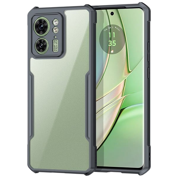 Stødsikkert Motorola Edge 40 hybridcover - Gennemsigtig