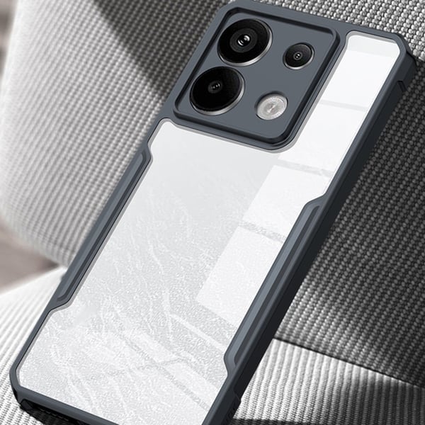 Stöttåligt Xiaomi Redmi Note 13 Pro 5G  hybridskal - Genomskinlig