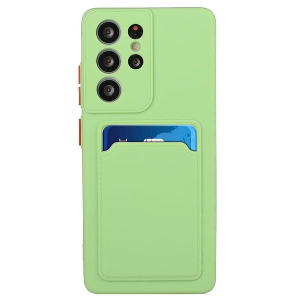 Deksel til kortholder for Samsung Galaxy S24 Ultra - Matcha Grønn