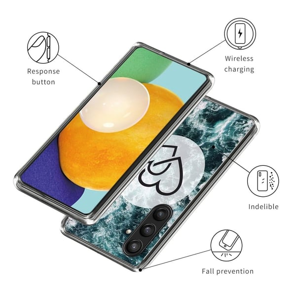 Deco Samsung Galaxy S23 FE kotelot - Sydän Sydämelle