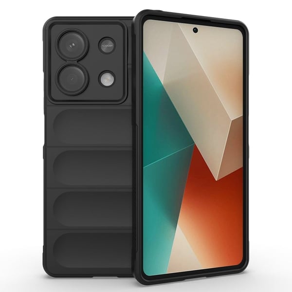 Deksel med mykt grep for Xiaomi Redmi Note 13 - Svart