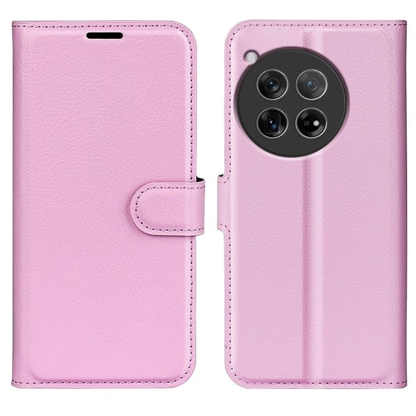 Classic OnePlus 12 flip etui - Rosa