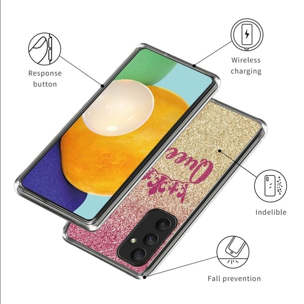 Deco Samsung Galaxy A15 deksel - Skinnende Dronning