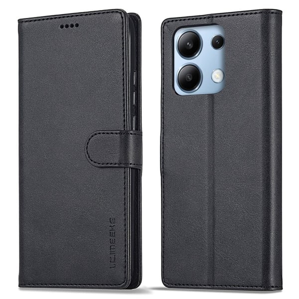 LC.IMEEKE Xiaomi Redmi Note 13 flip case - Musta