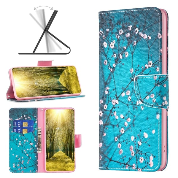 Wonderland Xiaomi Redmi Note 13 Pro 5G  flip-etui - Plommeblomst
