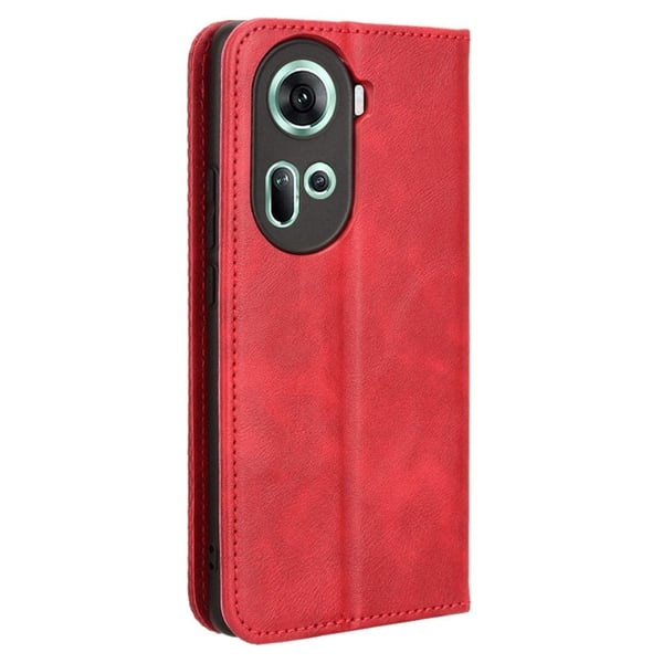 Bofink Vintage Oppo Reno11 lærveske - Rød