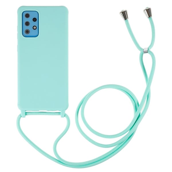 Tynt TPU-deksel med matt finish og justerbar stropp for Samsung Galaxy A23 - Mintgrønn