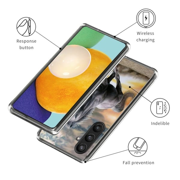 Deco Samsung Galaxy S23 FE deksel - Løpende Hest