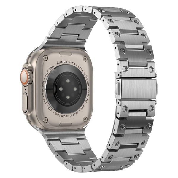Apple Watch Series 41mm - 40mm - 38mm Universal klockarmband i rostfritt stål - Silver