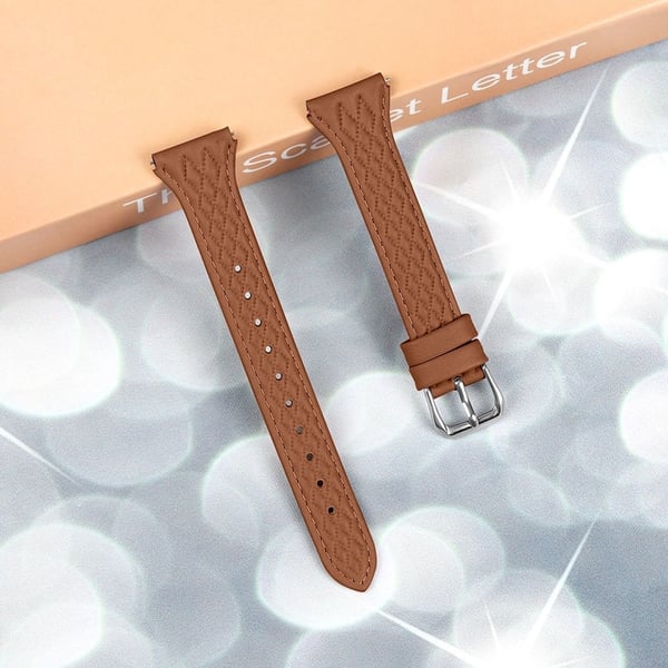 Huawei Watch 2 / GT 2 42mm / GT 3 42mm udskiftningsrem Top-Layer Cow Leather Watch Strap - Brun