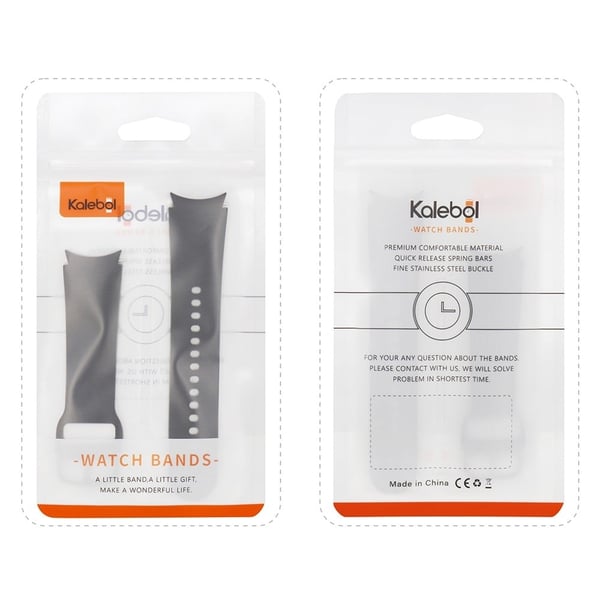 KALEBOL KLB-SSGJ-001 Garmin Fenix 7X / 7X Pro Silikonklokkearmbånd 26 mm med to farger - Grå + Hvit