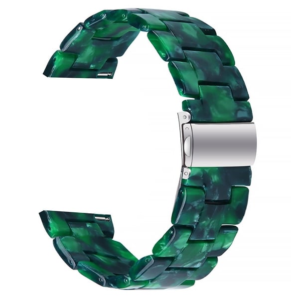 Donerton Resin Watch Band Vanntett Smart Watch Strap - Matt Grønn