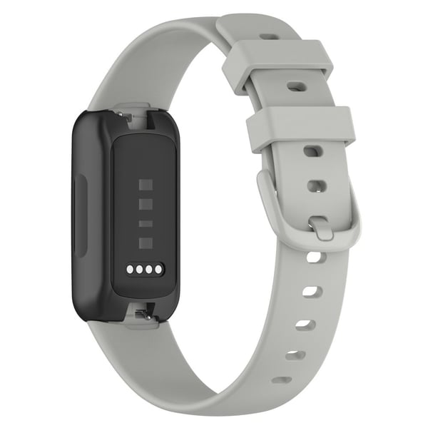 Fitbit Inspire 3 silikoni katsella nauhat pehmeä korvaava hihna, koko: S - Harmaa Fitbit Inspire 3 silikoni katsella nauhat pehmeä korvaava hihna, koko: S - Harmaa