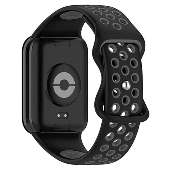KALEBOL KLB-SSGJ-002 Xiaomi Smart Band 8 Pro / Redmi Watch 4 Silikonrem med to farger - Svart + Grå
