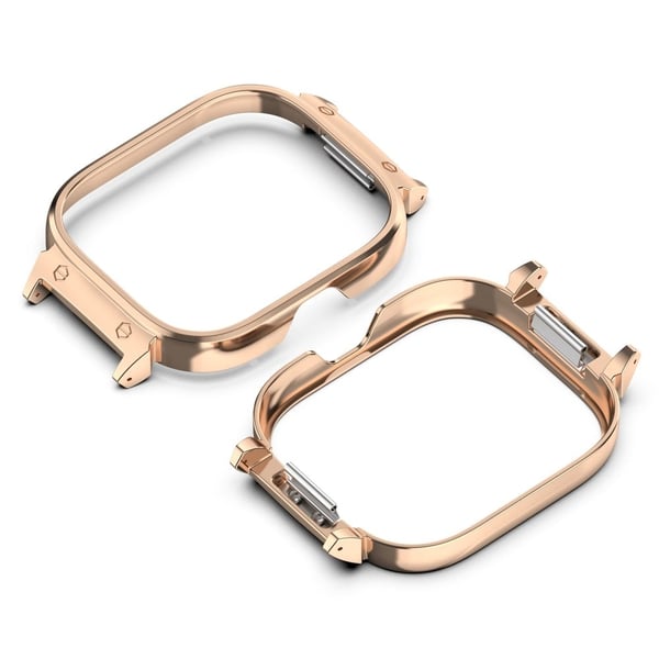 Xiaomi Redmi Watch 4 Etui Fallbestandig metallklokkedeksel, 20 mm - Rose Gull