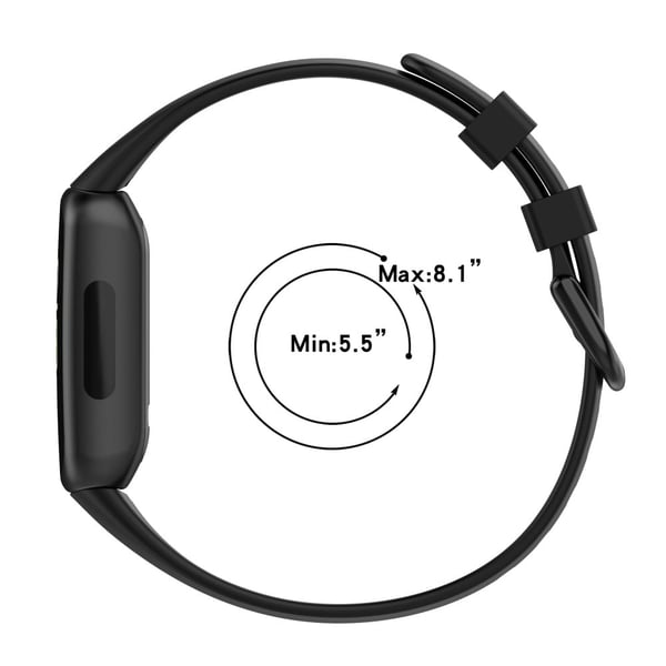 Fitbit Inspire 3 Silikonklokkearmbånd Myk erstatningsrem, str: S - Gul