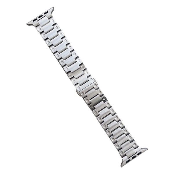 Apple Watch Series 41mm - 40mm - 38mm Universal håndleddsrem i rustfritt stål - Sølv