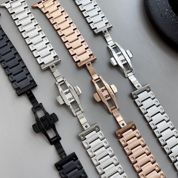 Apple Watch Series 41mm - 40mm - 38mm Universal håndleddsrem i rustfritt stål - Stjernelys