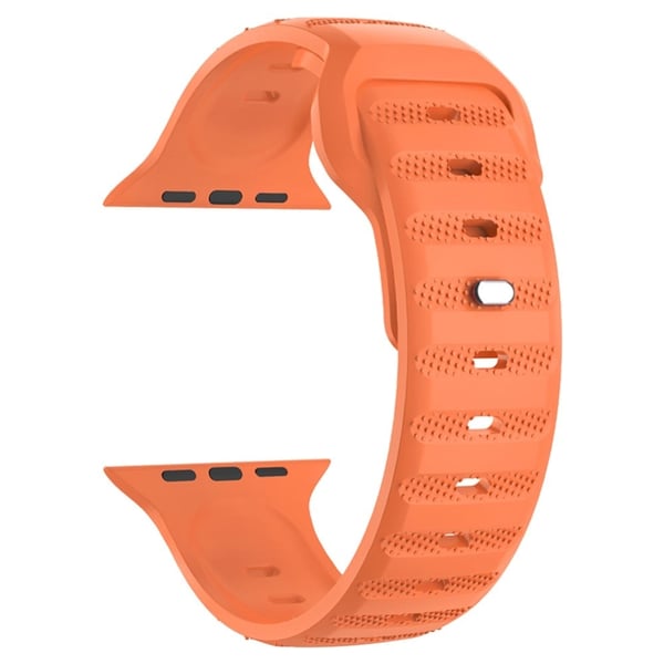 Apple Watch Series 41 mm - 40 mm - 38 mm Universalarmbånd Fluorgummi-klokkeremmer - Oransje