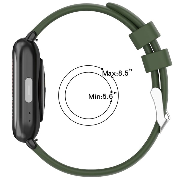 Huami Amazfit Active / GTS 4 Mini Silikonklokkebånd 20mm Erstatningsrem - Vinrød