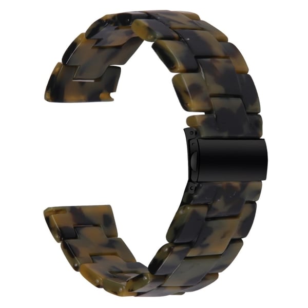 Resin Band Popglory Smart Watch Replacement Strap - Militærgrønn