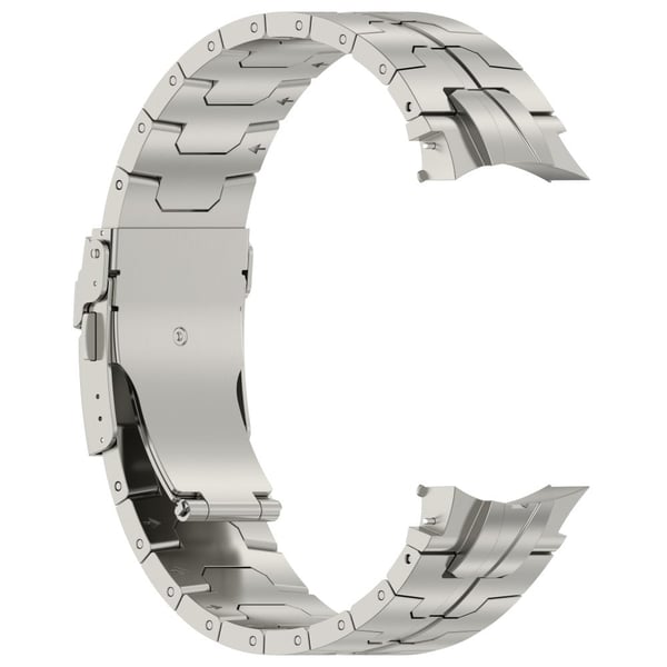 Samsung Galaxy Watch6 40mm 44mm / Watch6 Classic 43mm 47mm rustfritt stålarmbånd klokkerem med kontakt - Titan