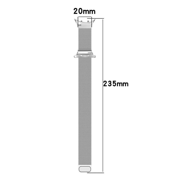 Vivo Watch 3 magnetisk Milanese-armbånd i rustfritt stål - Starlight Farge