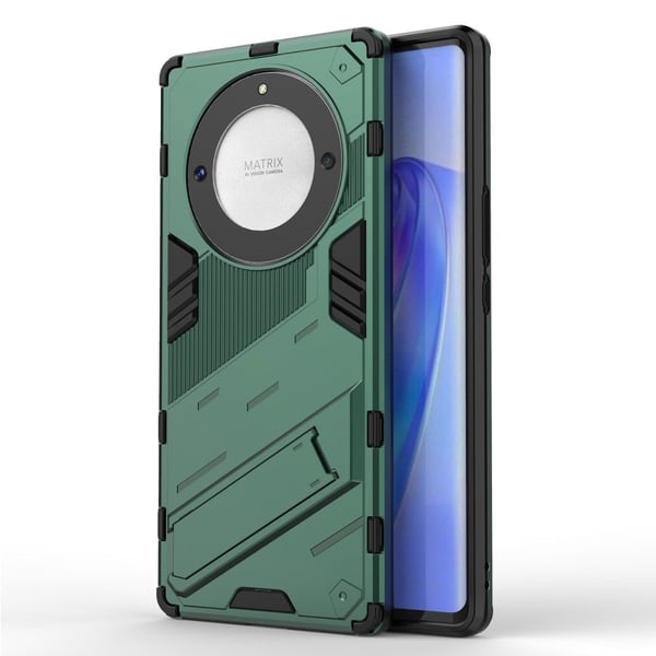 Støtsikkert hybriddeksel med et moderne preg for Honor Magic5 Lite / Honor X9a / Motorola Moto X40 - Grønn