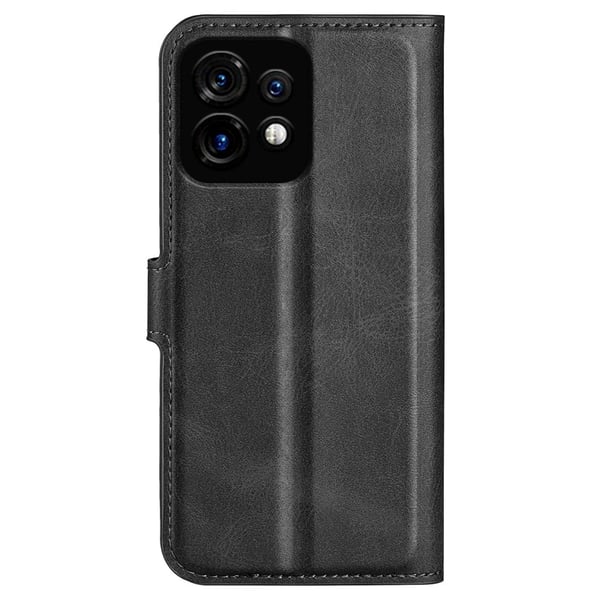 Skinn-etui i lommebok-stil for Motorola Moto X40 / Motorola Edge 40 - Svart
