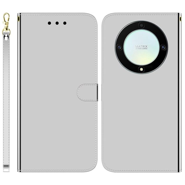 Mirror Honor X40 / Honor X9a / Honor Magic5 Lite flip-etui - Sølv