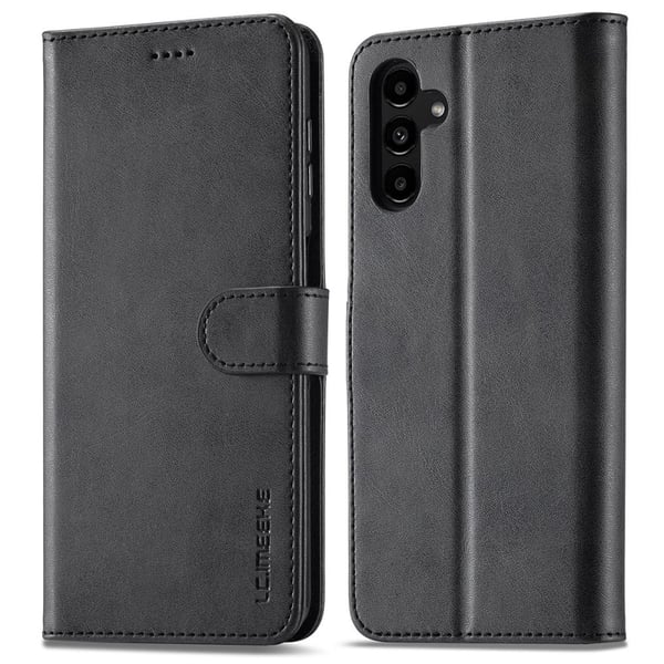 LC.IMEEKE Samsung Galaxy A55 flip case - Musta