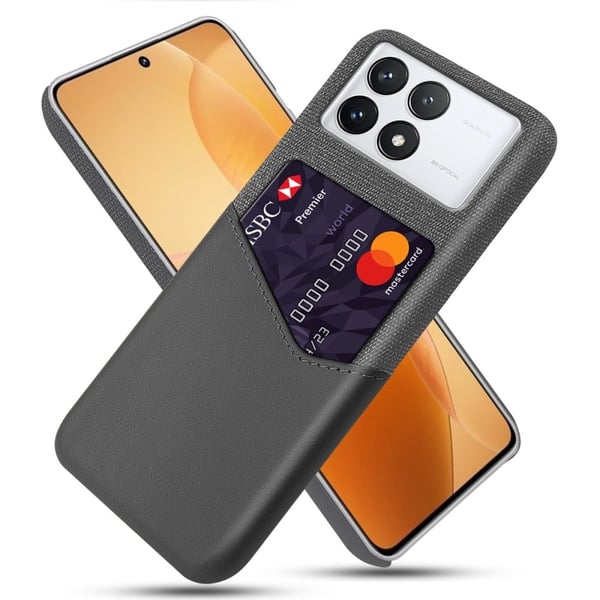 Bofink Xiaomi Redmi K70E / Xiaomi Poco X6 Pro kortdeksel - Grå